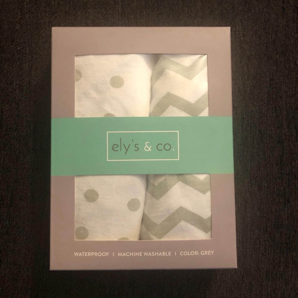 Ely’s & Co. Waterproof Bassinet Sheets, 2 Pack